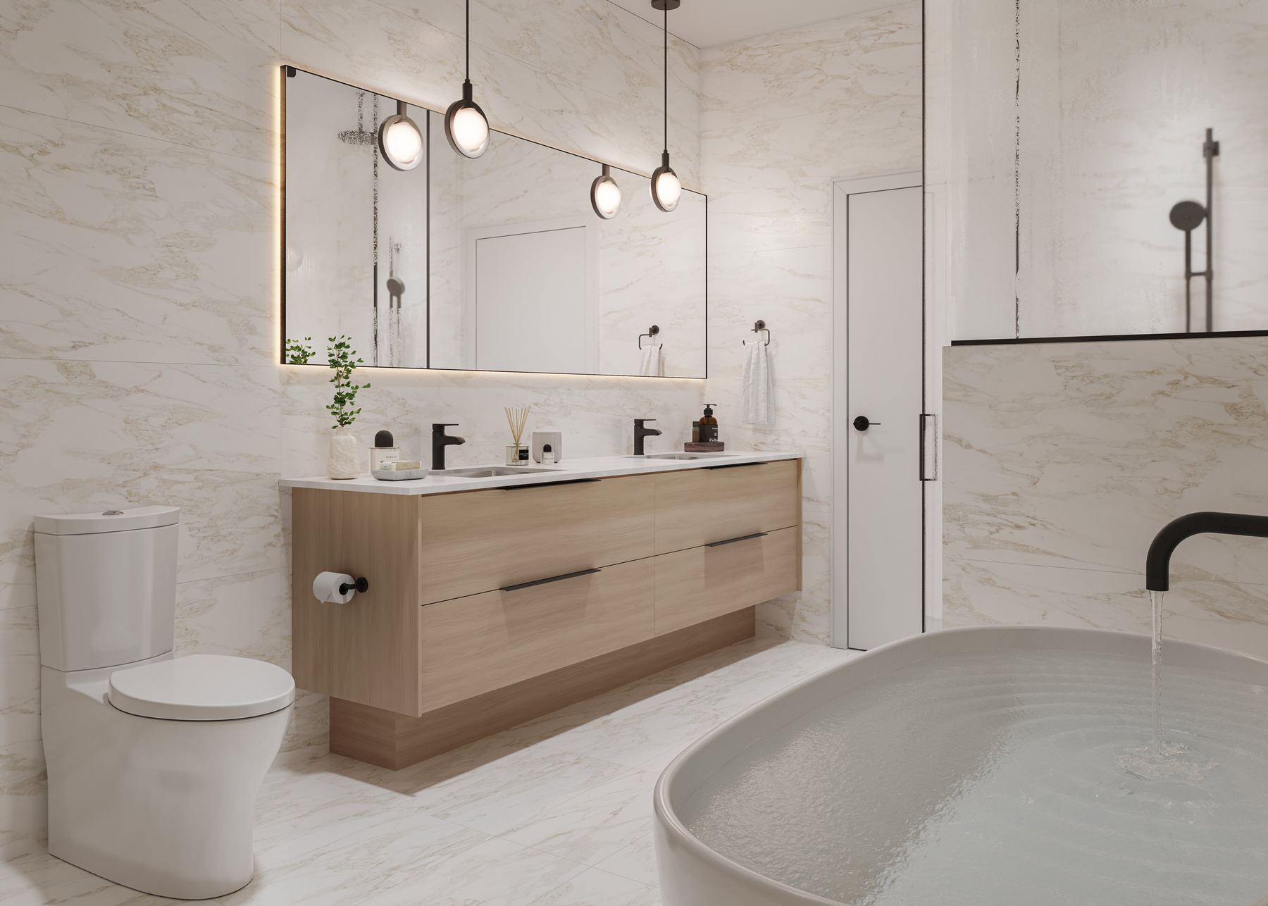 Aqua bathroom